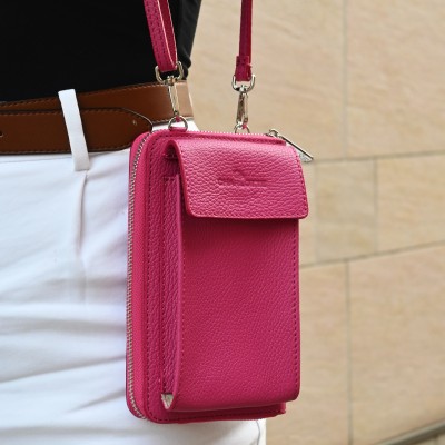 Charlotte pink telefontartó táska