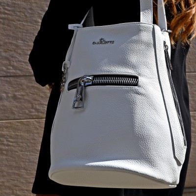 Charlotte fehér átalakítható táska