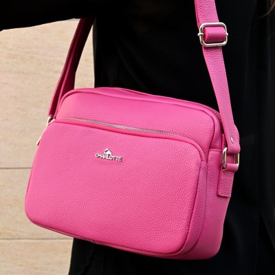Charlotte pink átdobós táska