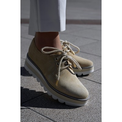 Pertini krém velúr cipő