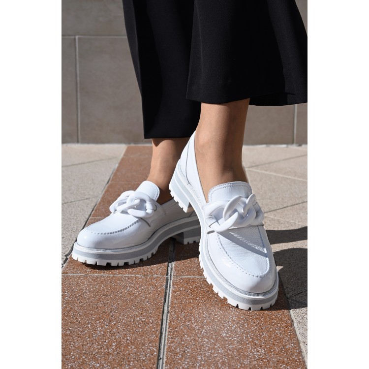 Pertini fehér láncos cipő