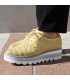 Pertini sárga lyukacsos cipő