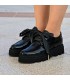 Pertini fekete lakk cipő