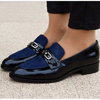 Pertini fekete-kék cipő