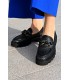 Pertini fekete lyukacsos cipő