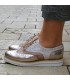 Pertini púderrózsaszín fűzős cipő
