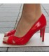 Peter Kaiser piros lakk cipő