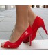 Peter Kaiser piros lakk cipő