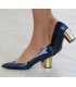 Sandro Vicari sötétkék lakk cipő