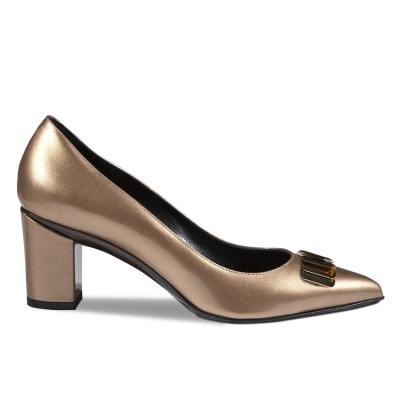 Sandro Vicari arany kis sarkú cipő