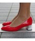 Zocal piros alkalmi cipő